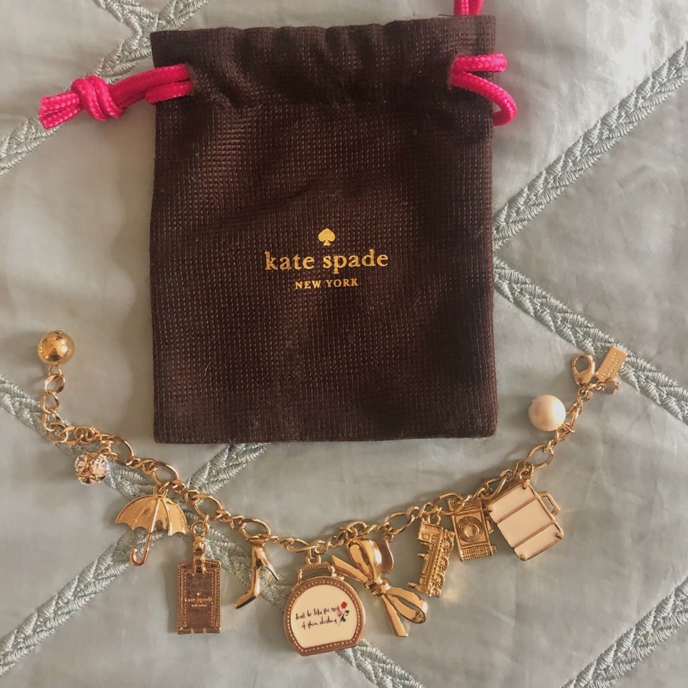 KATE SPADE All Aboard Charm Bracelet